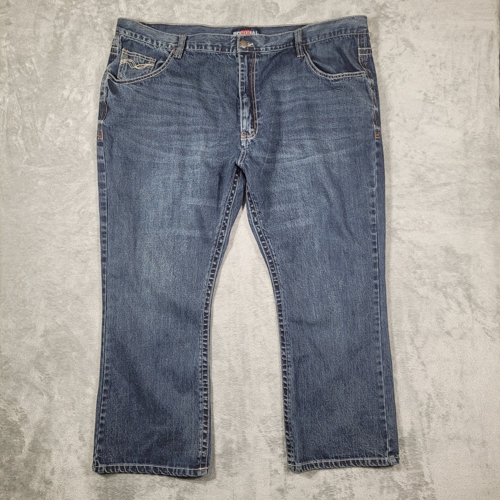 Bocomal Jeans Mens 48x29 Blue Flame Resistant FRC1905 CAT 2 NFPA 2112 Denim